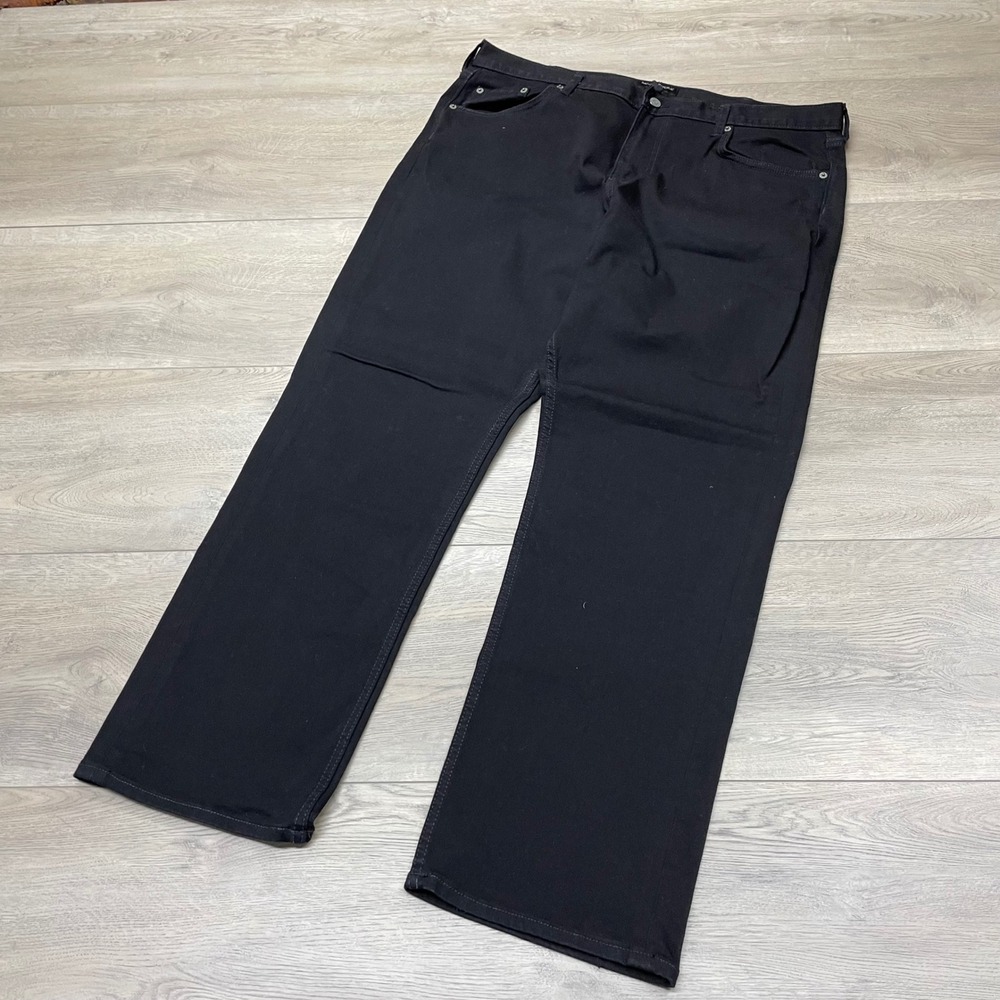 Banana Republic Athletic Jeans Mens 38x32 Black Wash Denim Pants 386937
